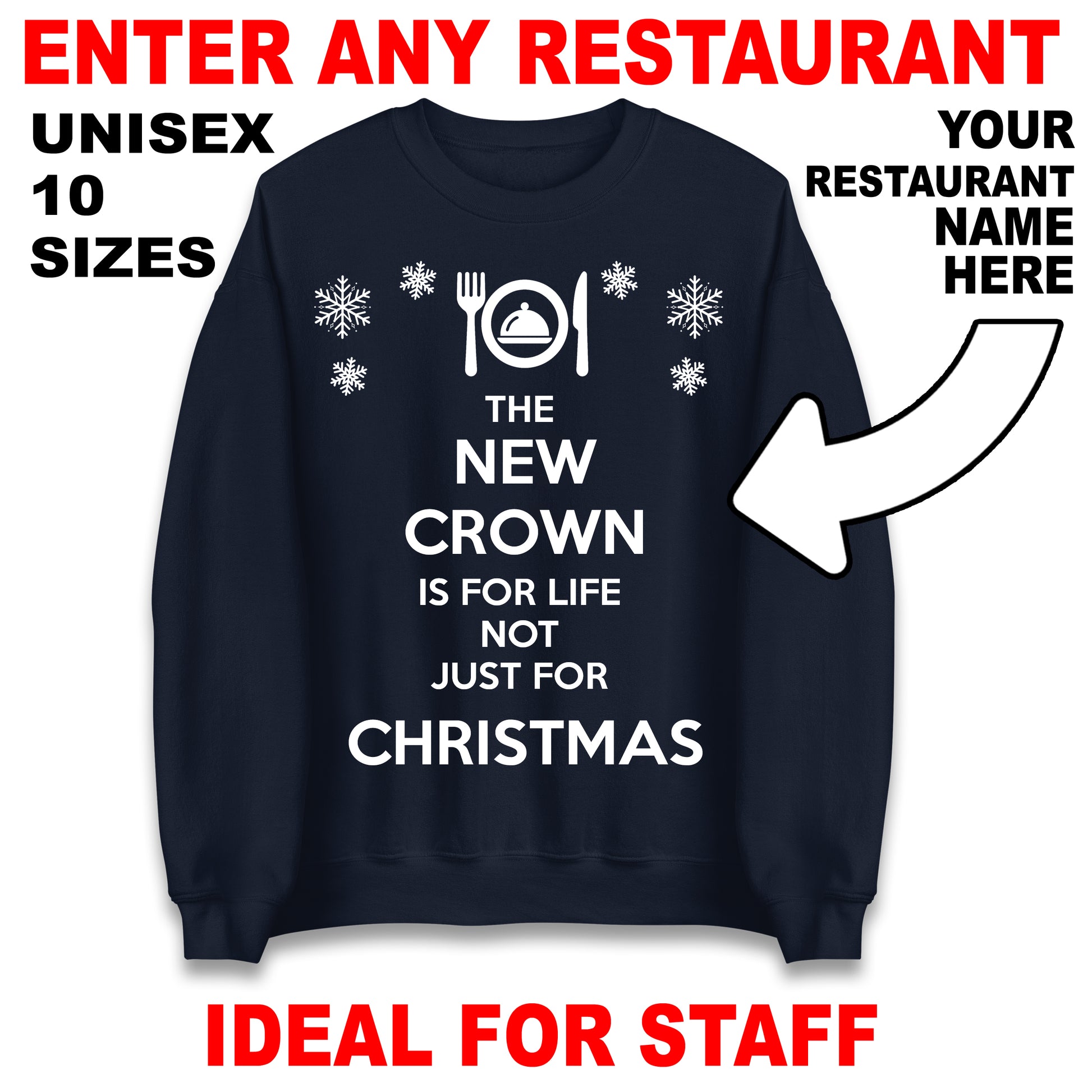 Restaurant Christmas Jumper