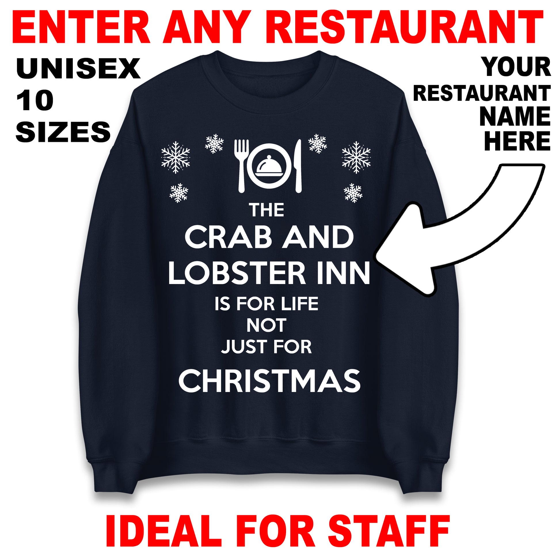 Restaurant Christmas Jumper