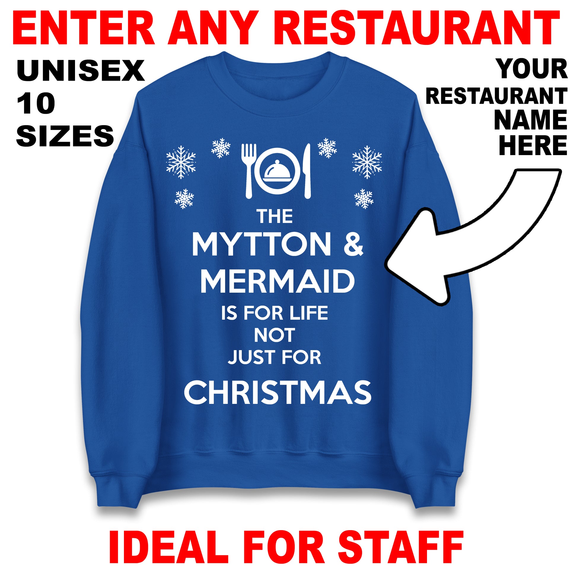 Restaurant Christmas Jumper