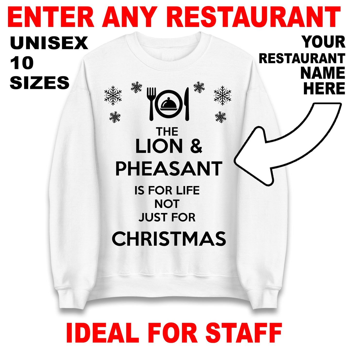 Restaurant Christmas Jumper