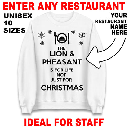 Restaurant Christmas Jumper
