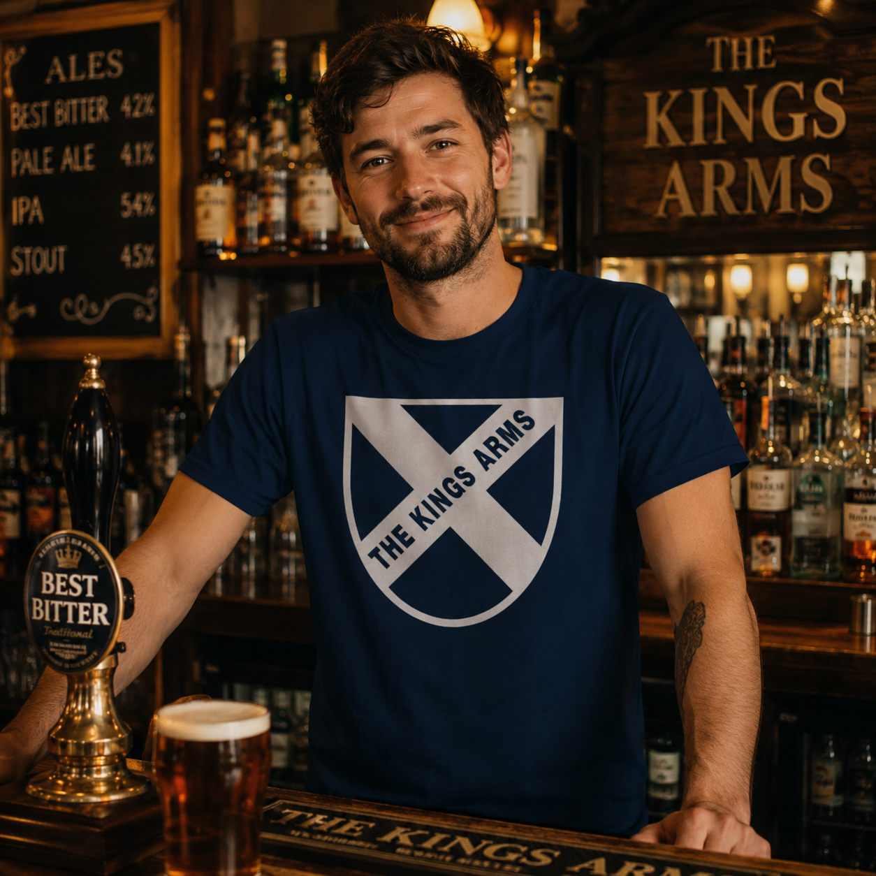 Personalised Pub Scotland Shirt 