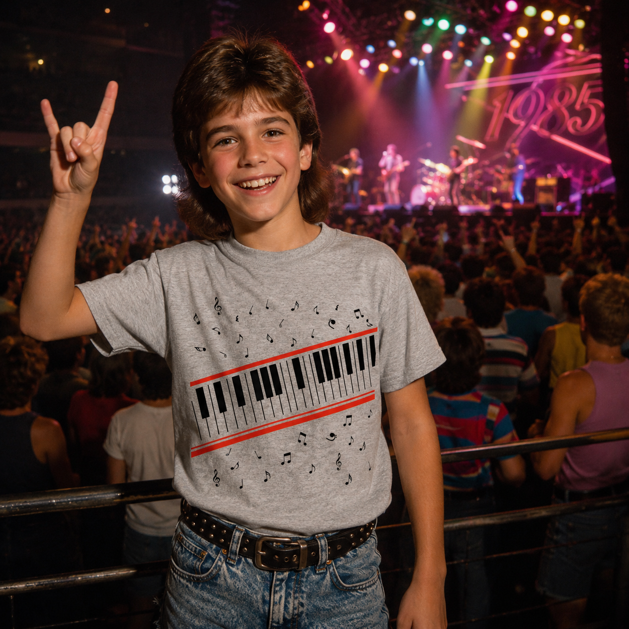 Piano Beat It Michael Jackson MTV T Shirt