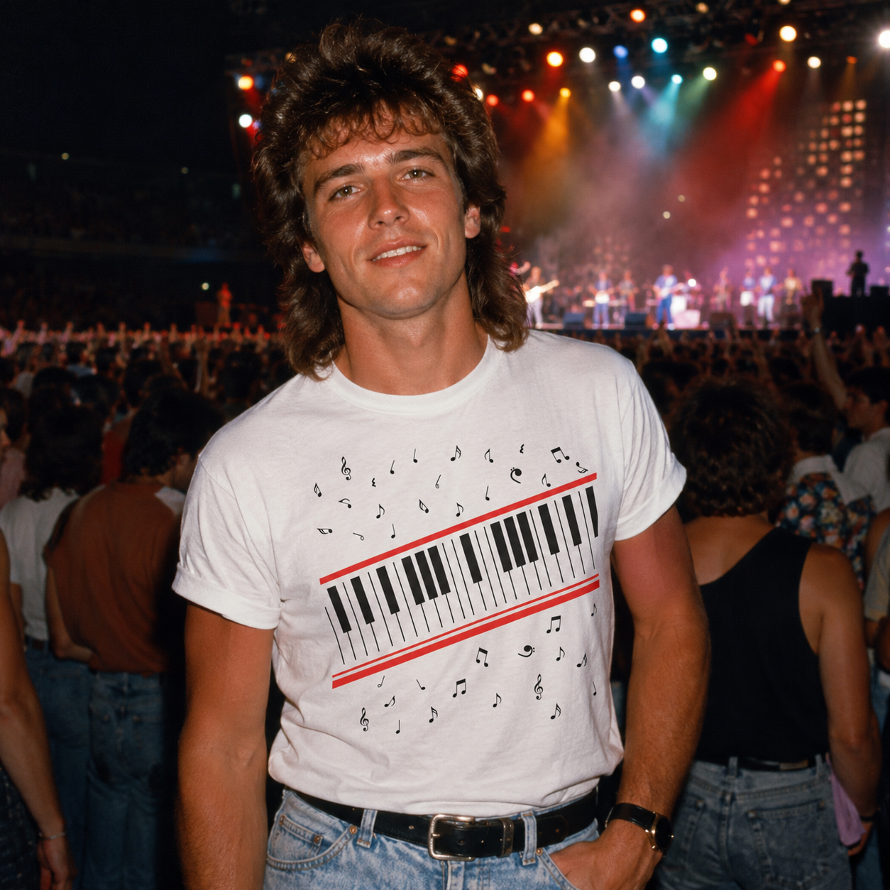 Piano Beat It Michael Jackson MTV T Shirt