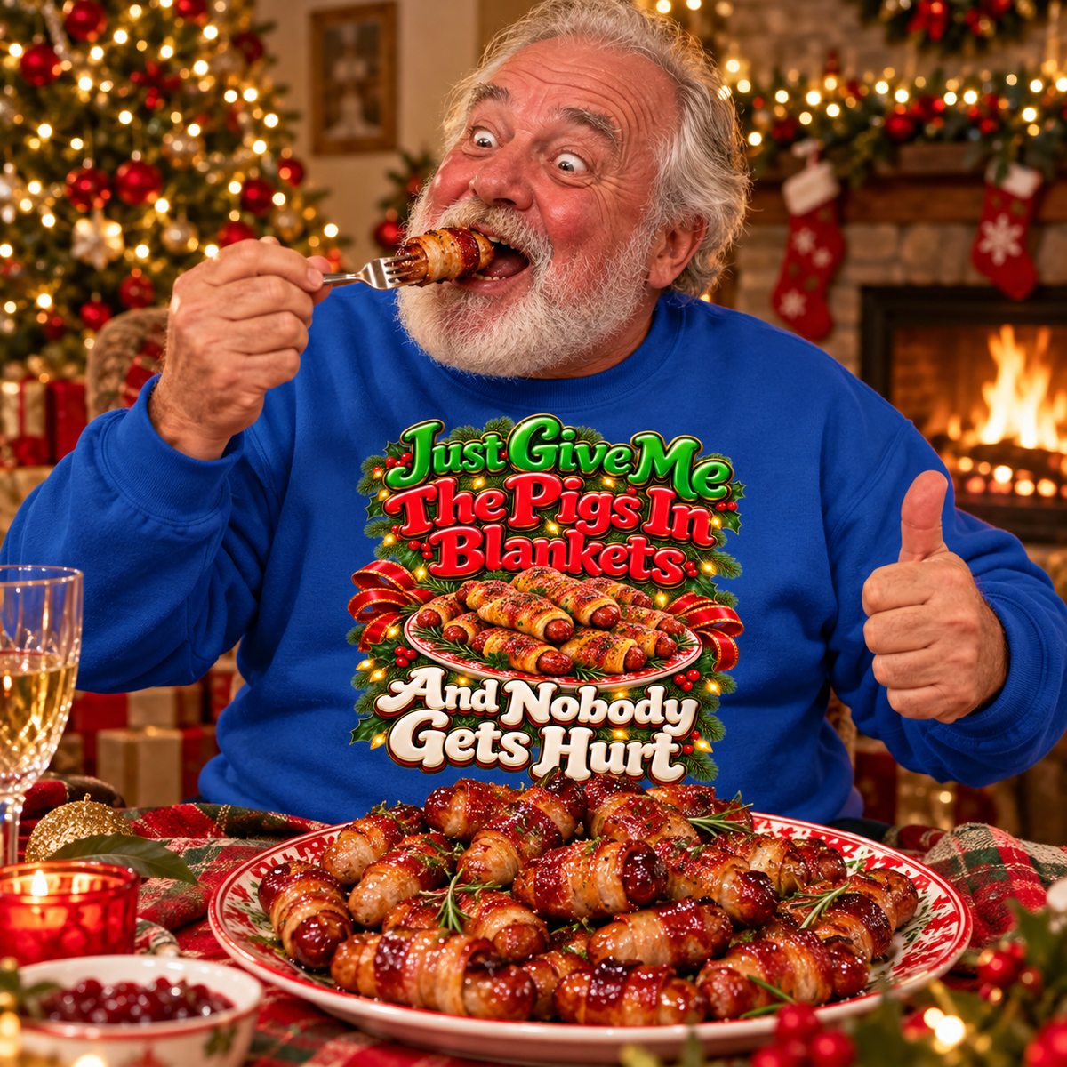 Pigs In Blankets Christmas Jumper