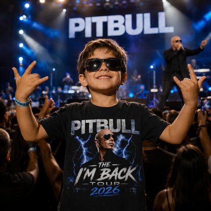 Pitbull The I'm Back Tour 2026 T Shirt