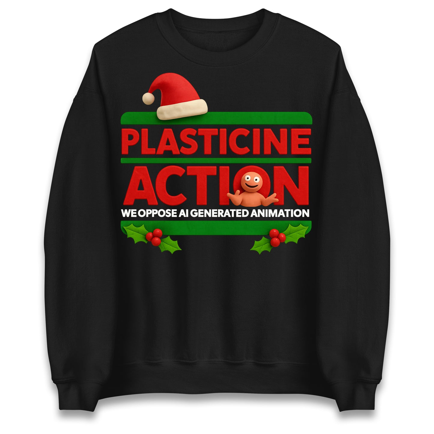 Plasticine Action Christmas Jumper