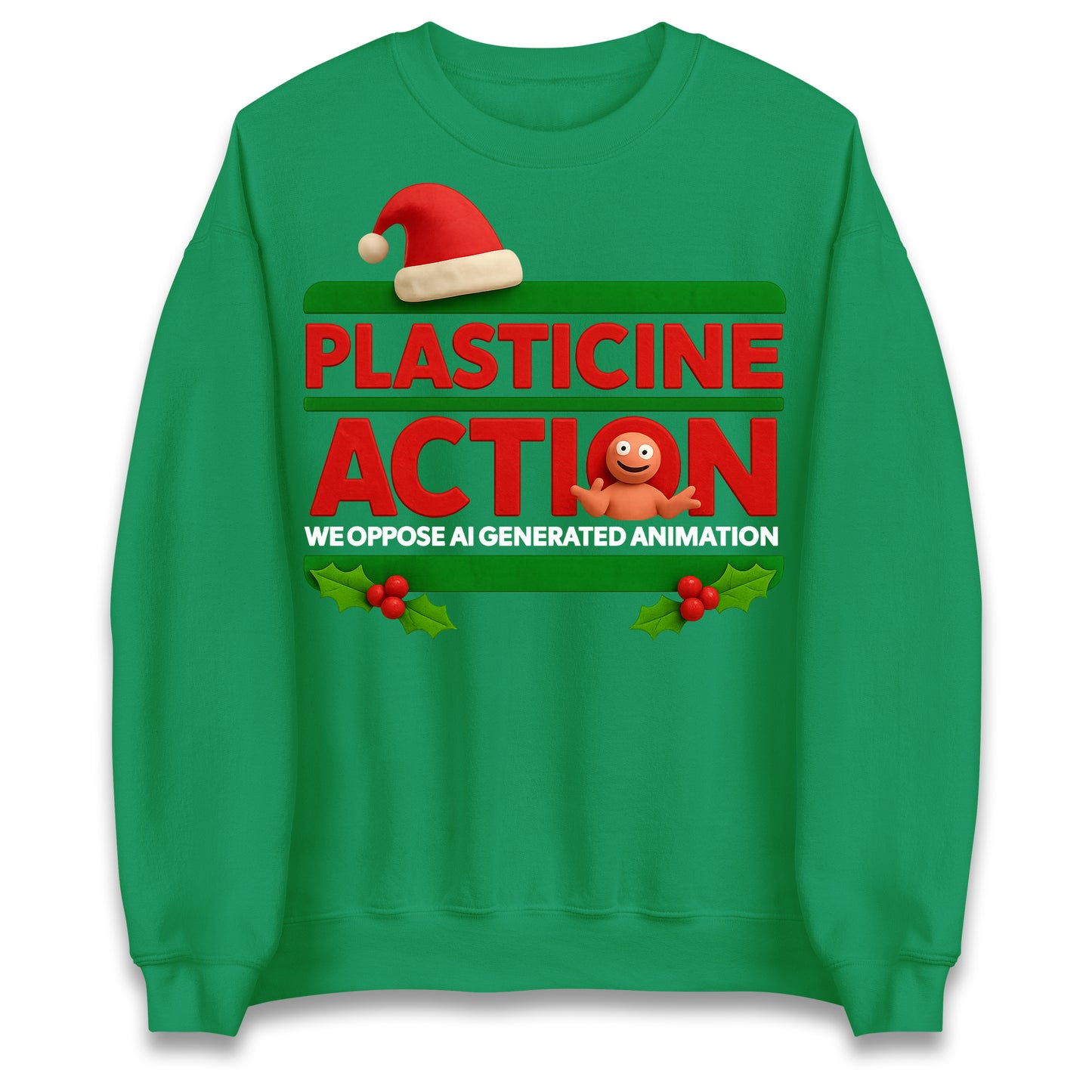 Plasticine Action Christmas Jumper