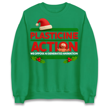 Plasticine Action Christmas Jumper