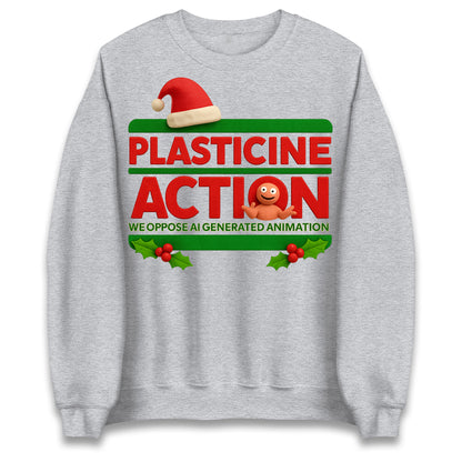 Plasticine Action Christmas Jumper
