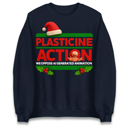 Plasticine Action Christmas Jumper