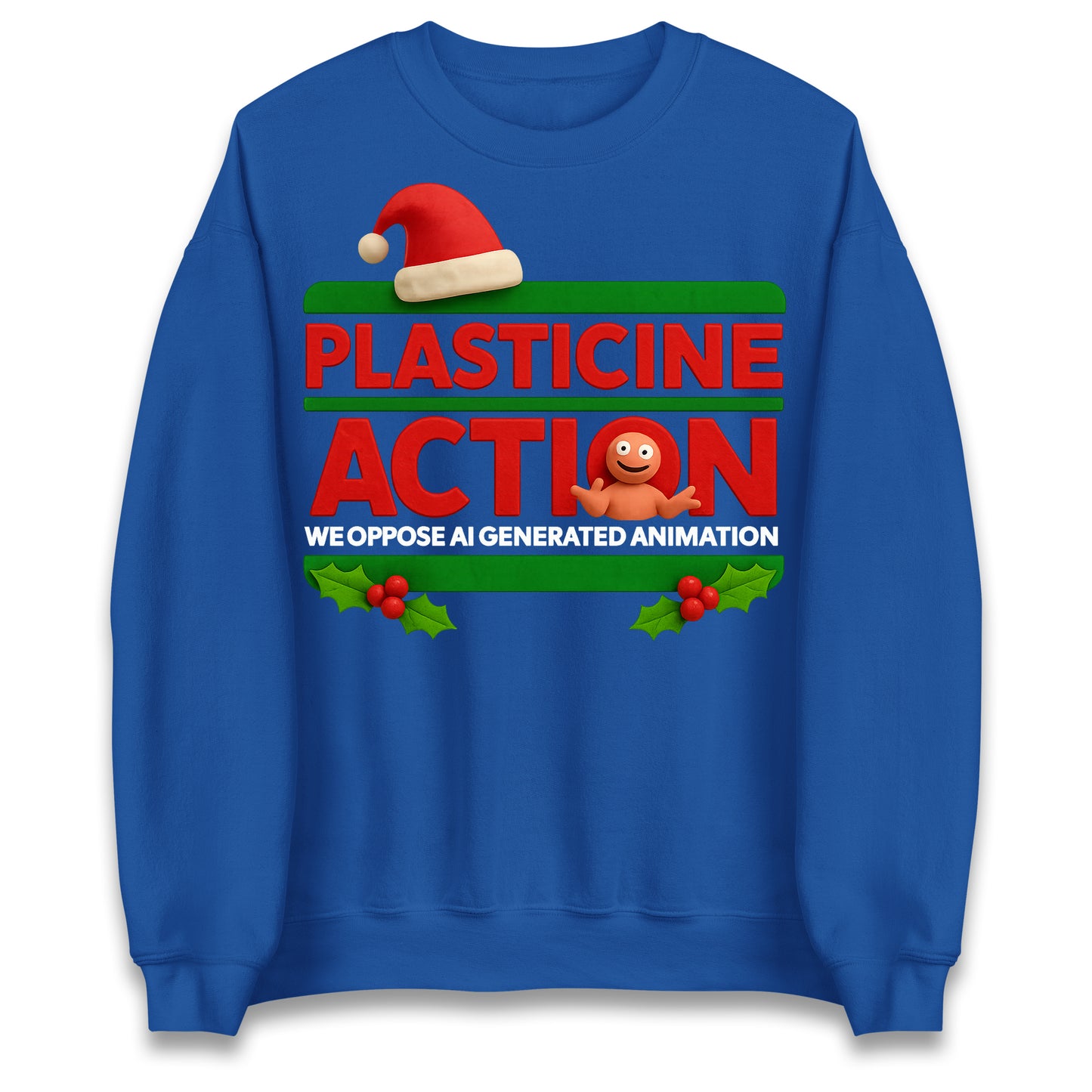 Plasticine Action Christmas Jumper