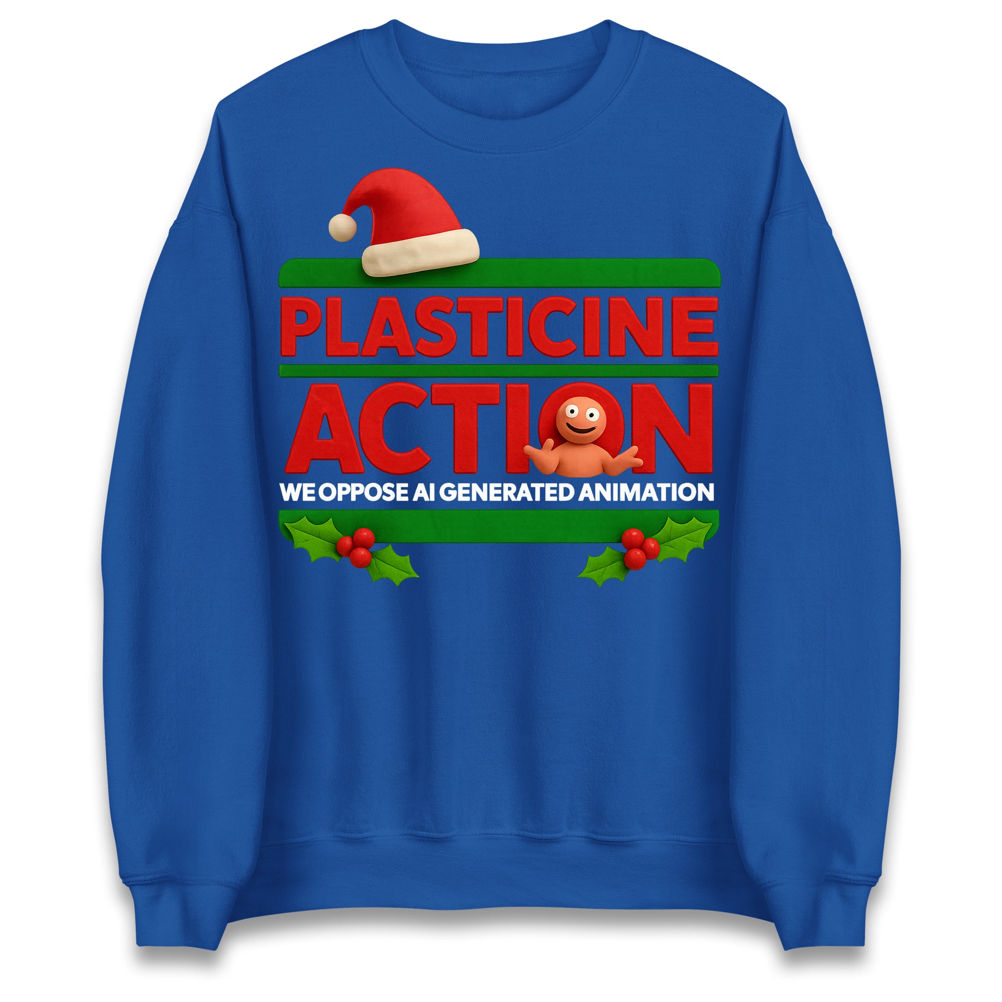 Plasticine Action Christmas Jumper