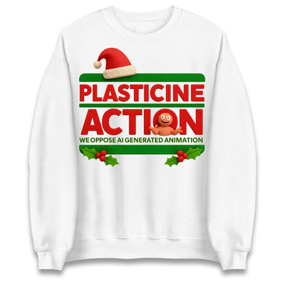 Plasticine Action Christmas Jumper