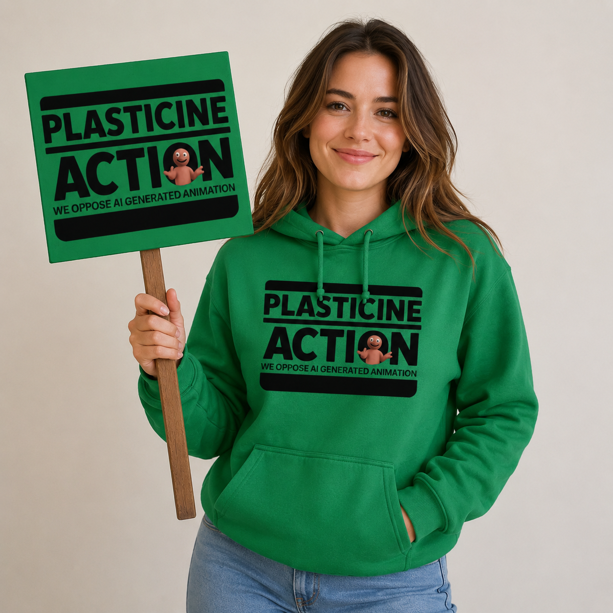 Plasticine Action Hoodie