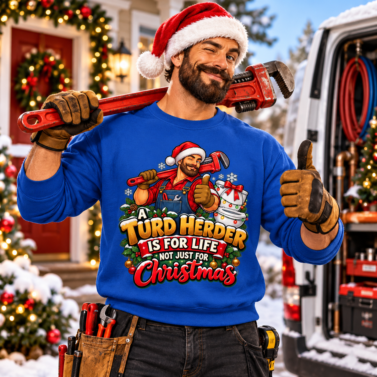 Plumbing Christmas Jumper