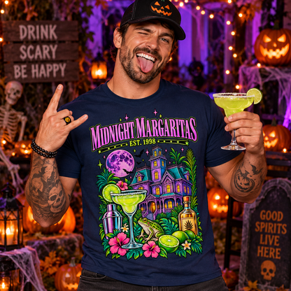 Practical Magic Midnight Margaritas Witchy Halloween Shirt, Spooky Tee