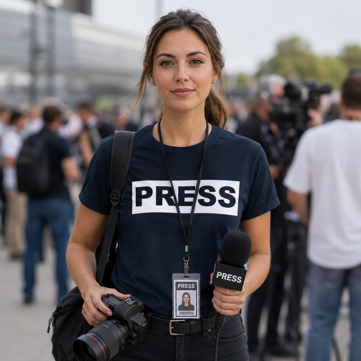 PRESS Palestine T Shirt Inspired by Journalist Motaz Azaiza
