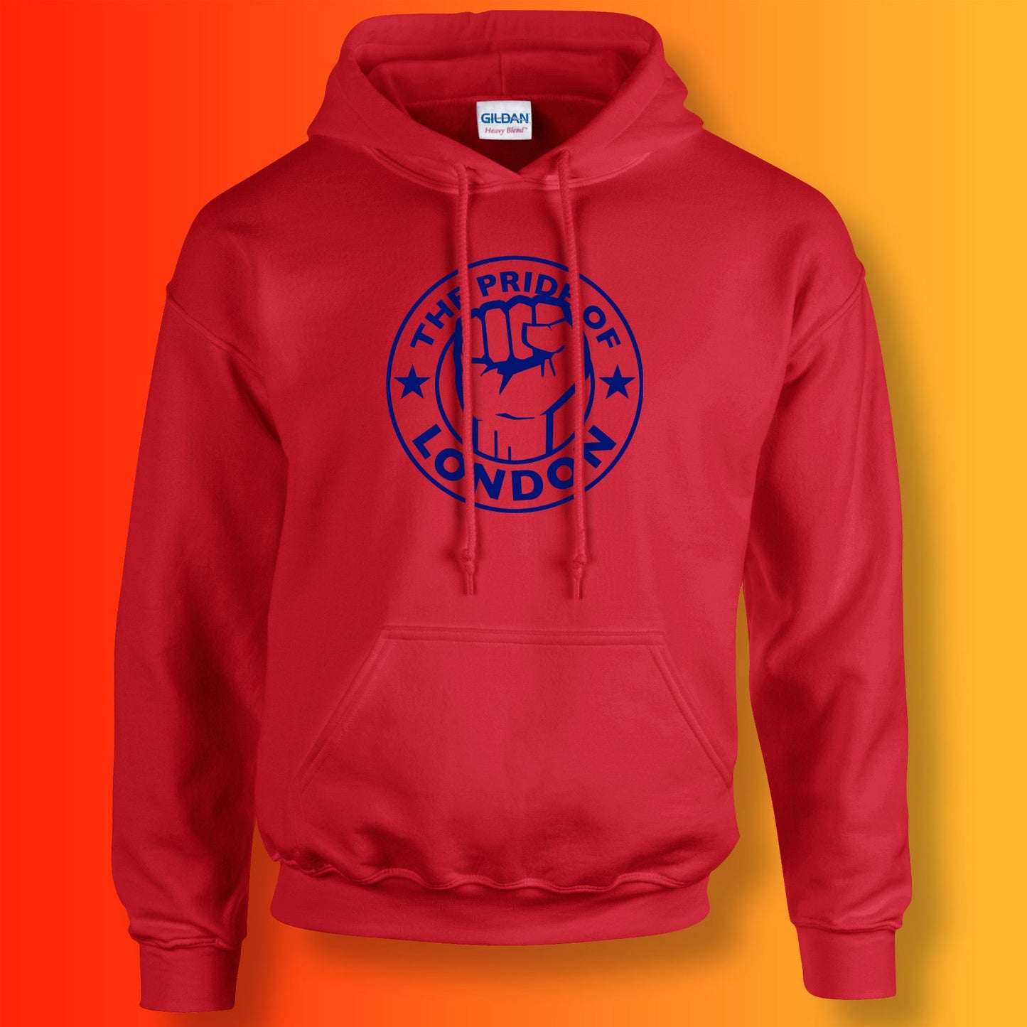 The Pride of London Hoodie Red Royal Blue