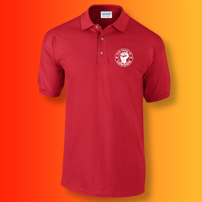 The Pride of London Polo Shirt Red White