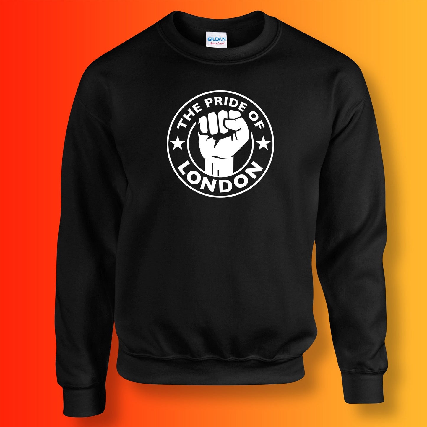 The Pride of London Sweater Black White