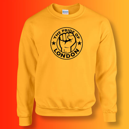 The Pride of London Sweater Gold Black