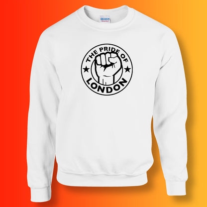 The Pride of London Sweater White Black