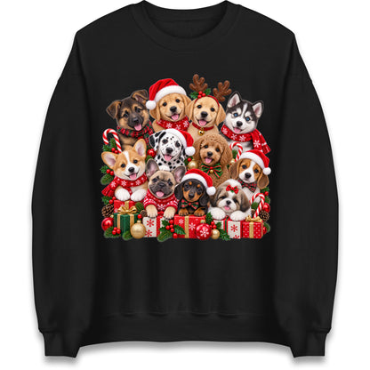 Puppy Christmas Jumper