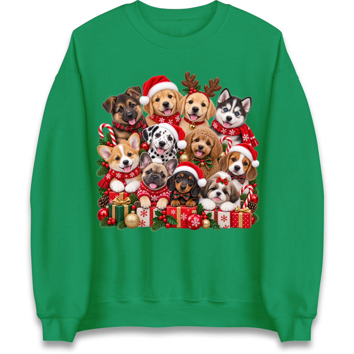 Puppy Christmas Jumper