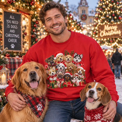 Puppy Christmas Jumper