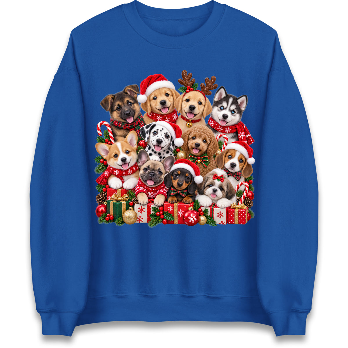 Puppy Christmas Jumper