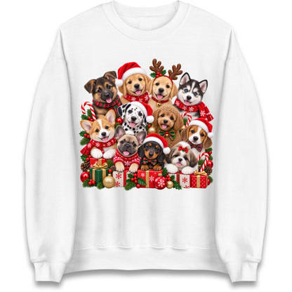 Puppy Christmas Jumper