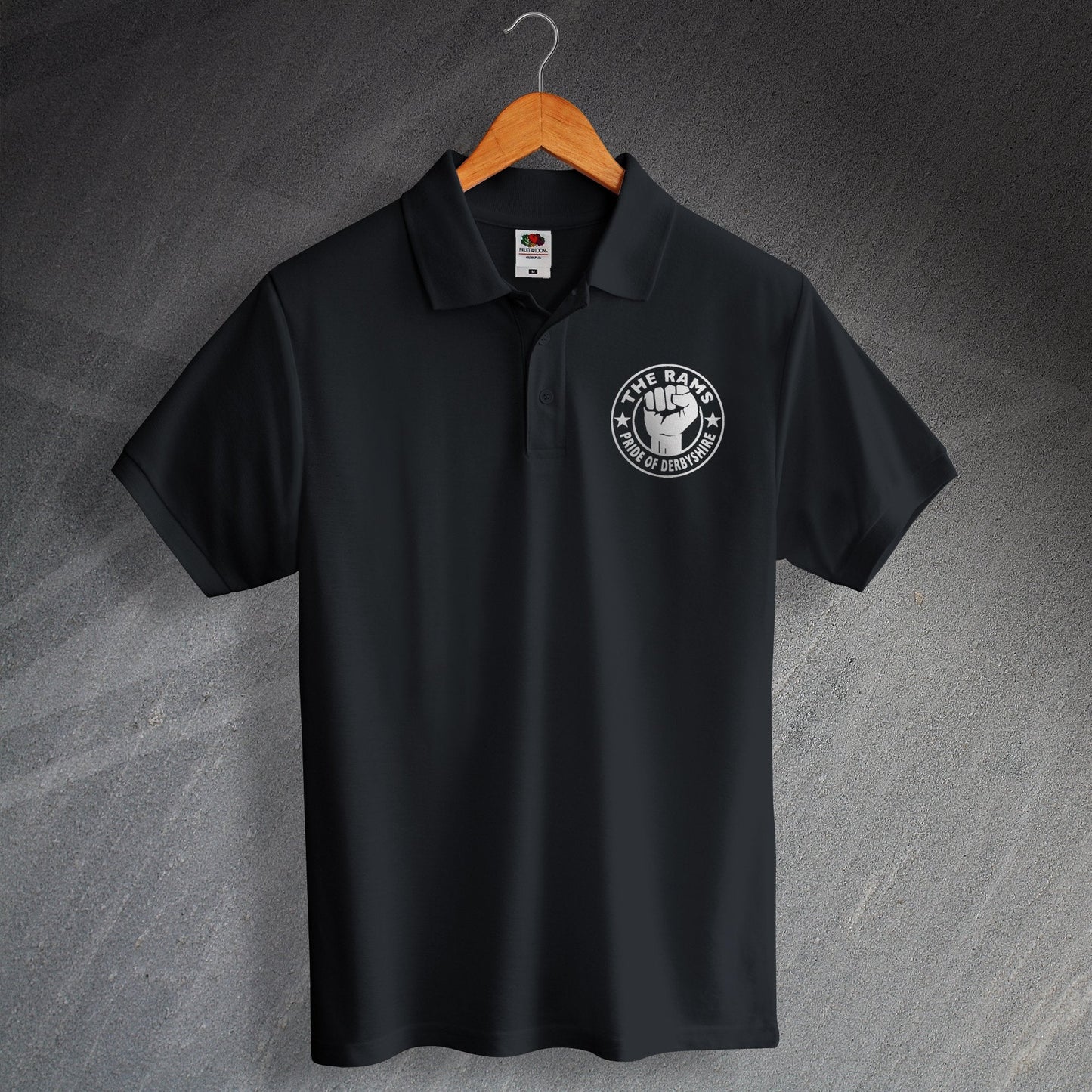 The Rams Pride of Derbyshire Polo Shirt