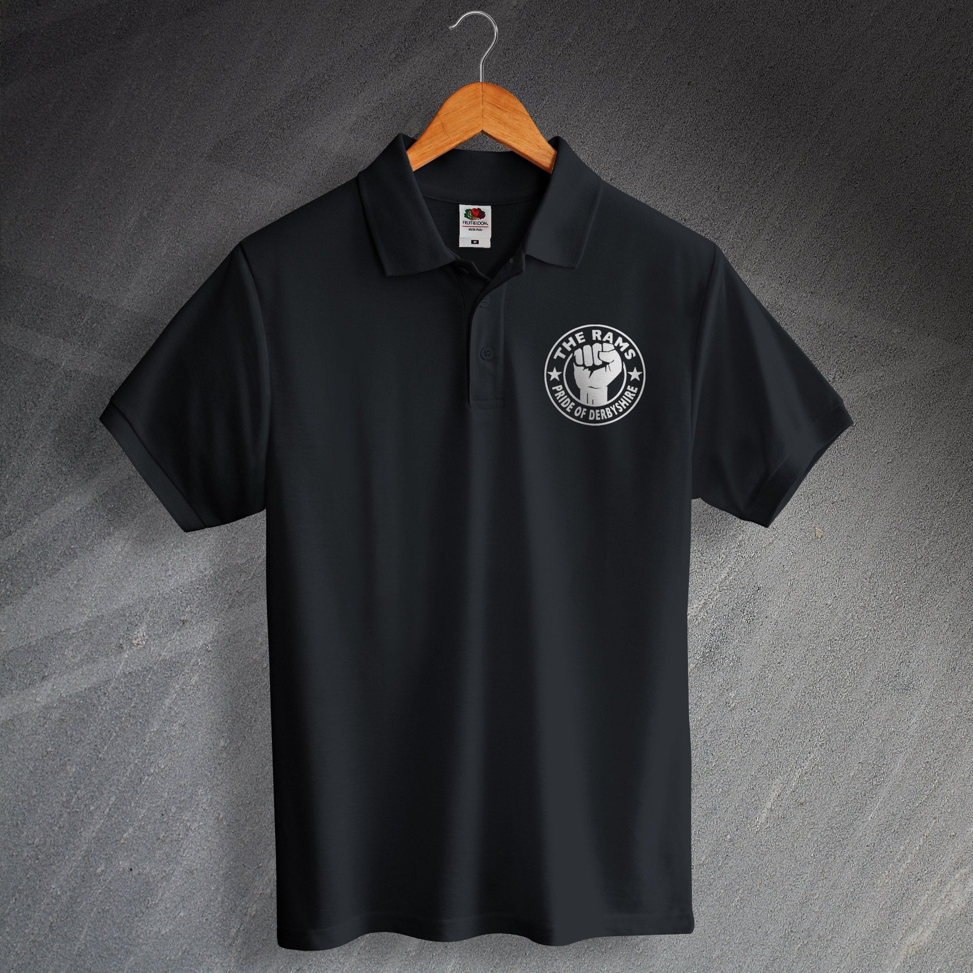 The Rams Pride of Derbyshire Polo Shirt