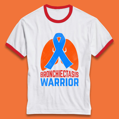 Bronchiectasis Warrior Support Unbreakable Awareness Survivor Ringer T Shirt