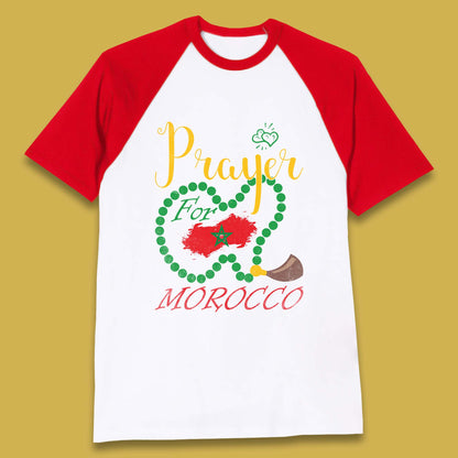 Prayer For Morocco Stay Strong Morocco Earthquake Support Baseball T Shirt