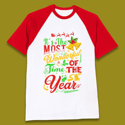 Wonderful Christmas Baseball T-Shirt