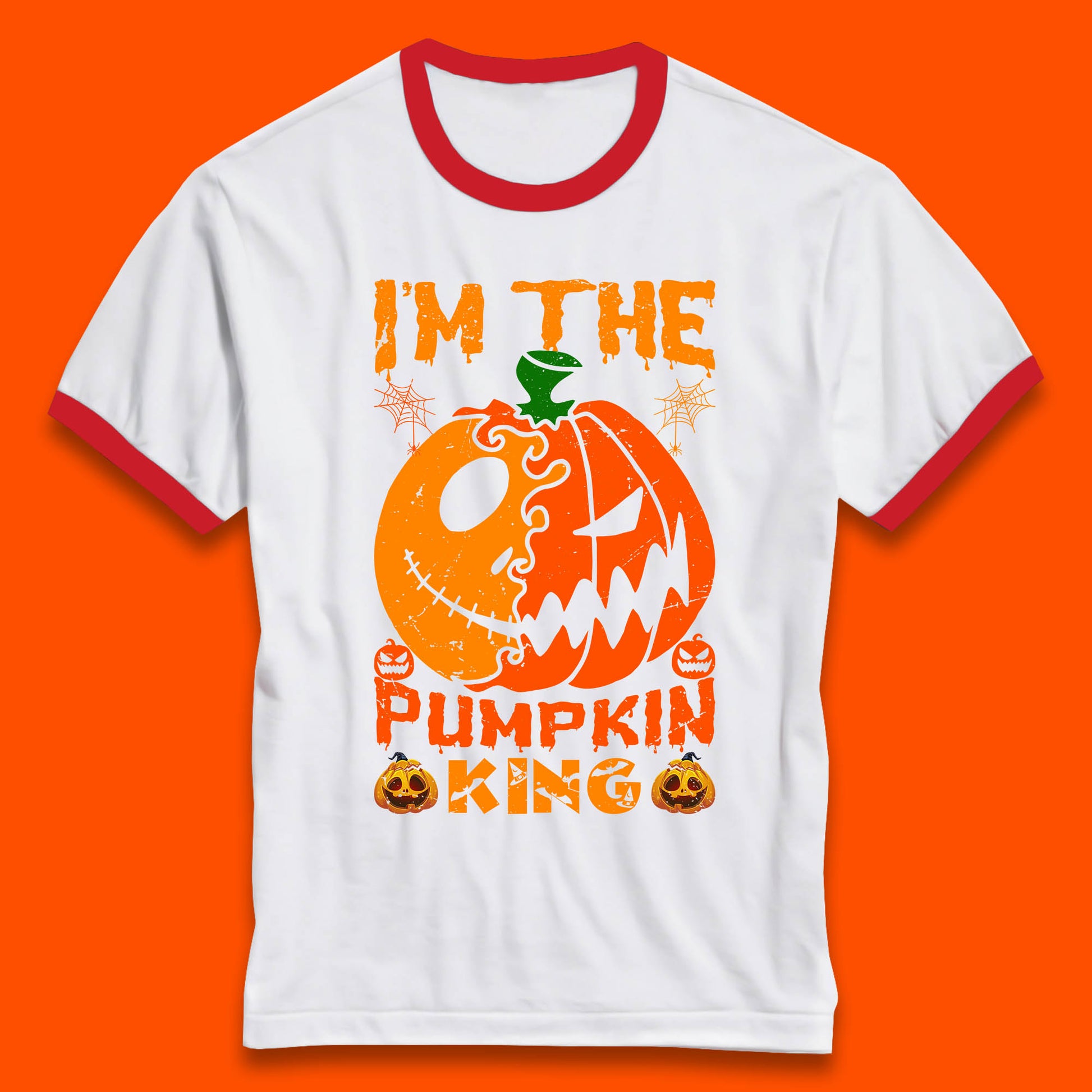 jack skellington pumpkin ringer t shirt