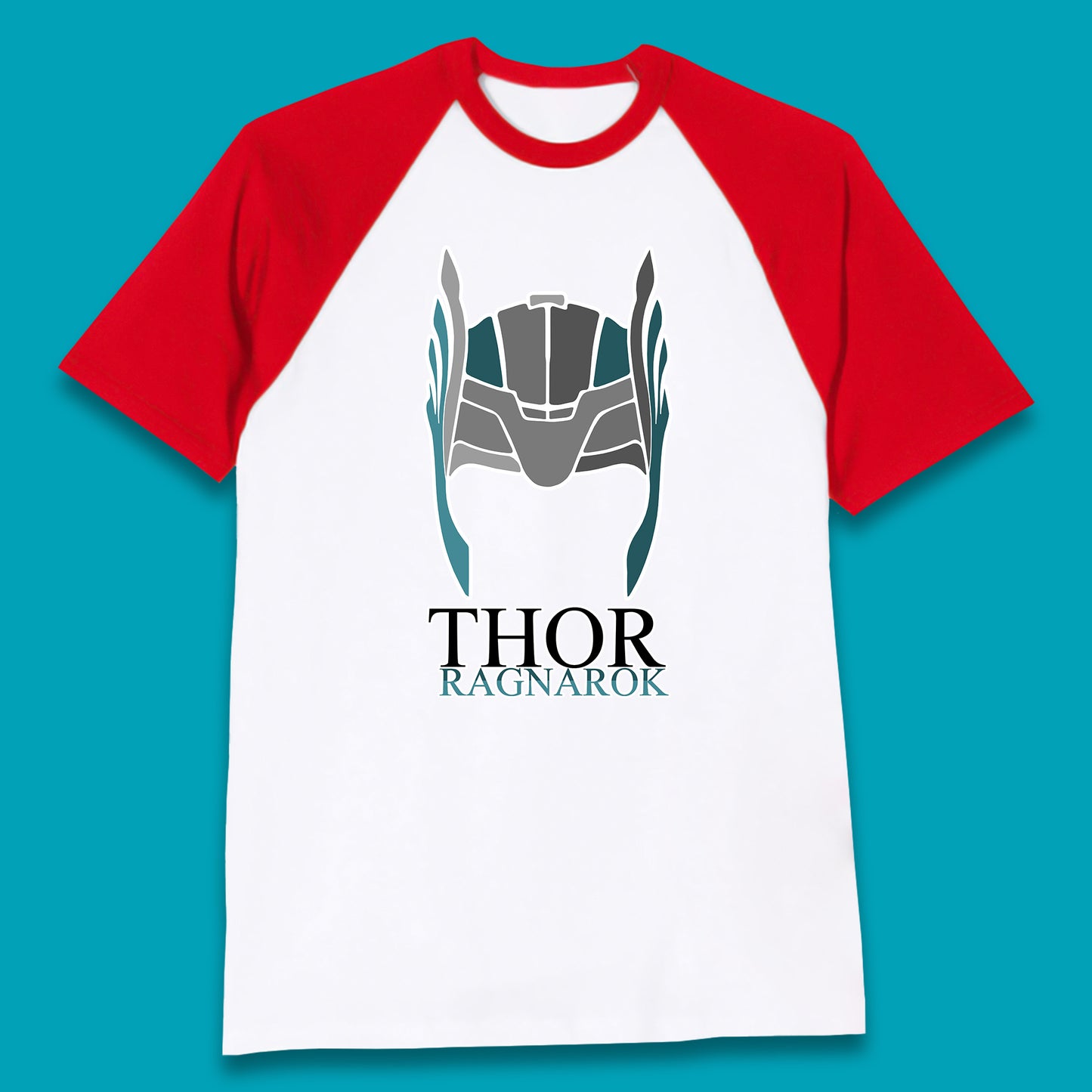 Thor Ragnarok Marvel Avenger Thor Helmet Superhero Movie Character Thor Helmet Ragnarok Baseball T Shirt