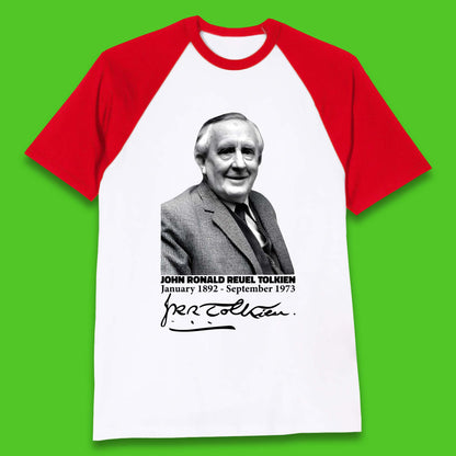 John Ronald Reuel Tolkien Signature Baseball T-Shirt