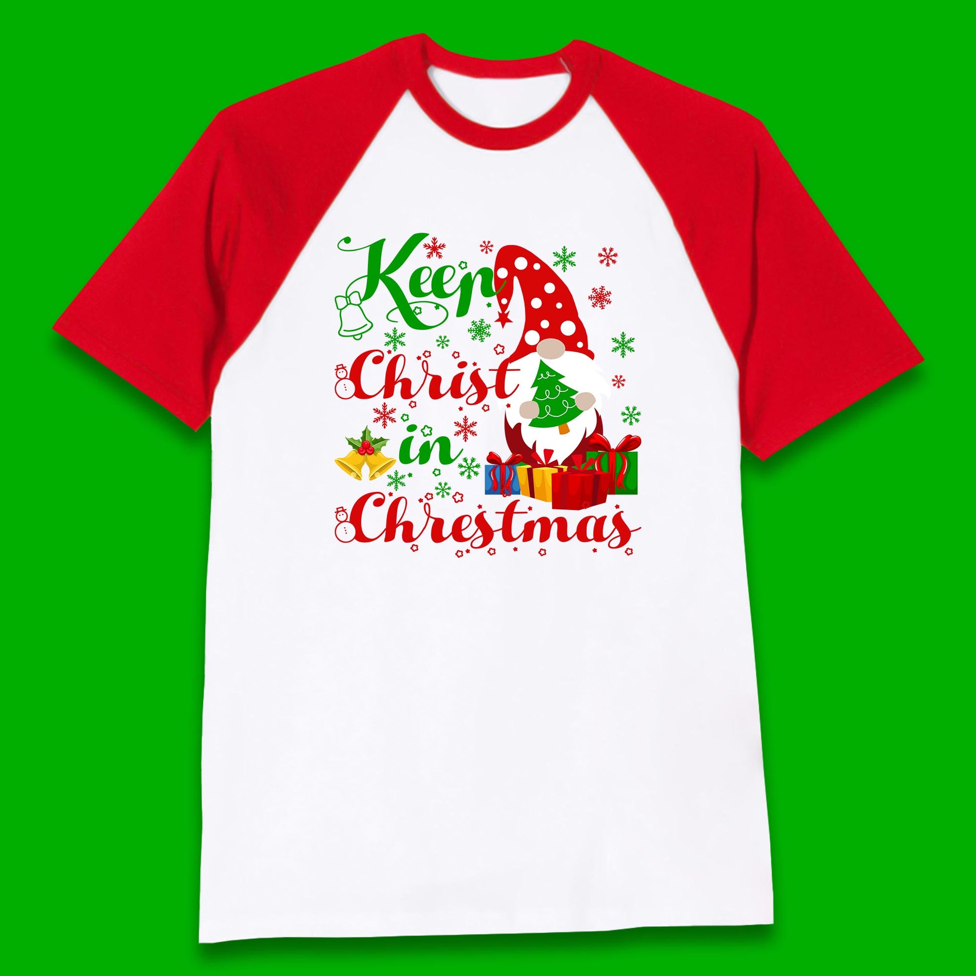 baseball christmas shirt