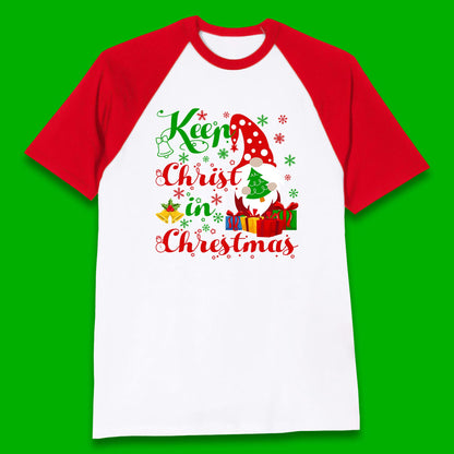 baseball christmas shirt