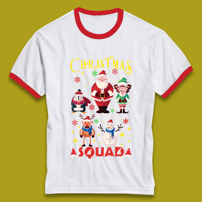 Christmas Squad Ringer T-Shirt