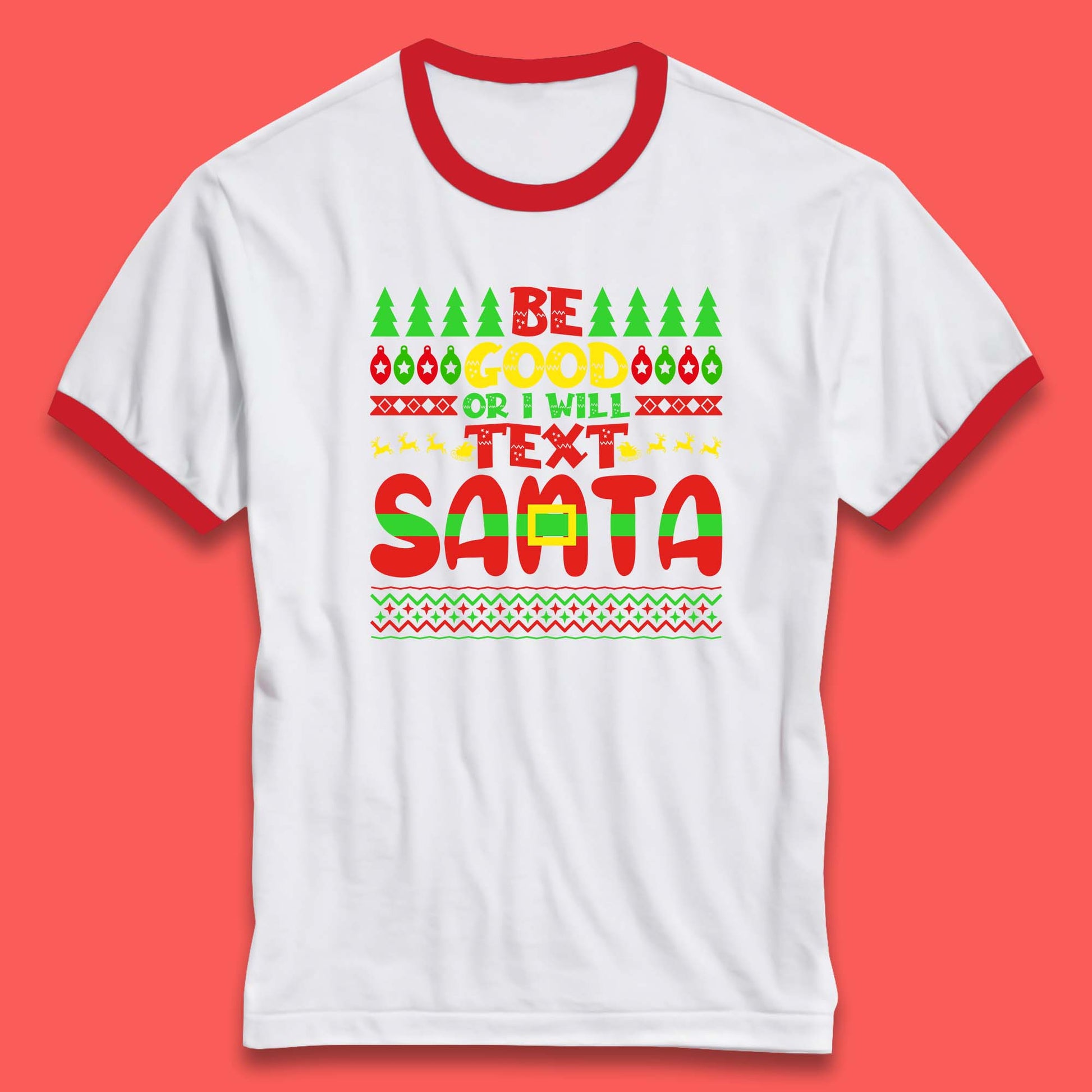 christmas ringer t shirt