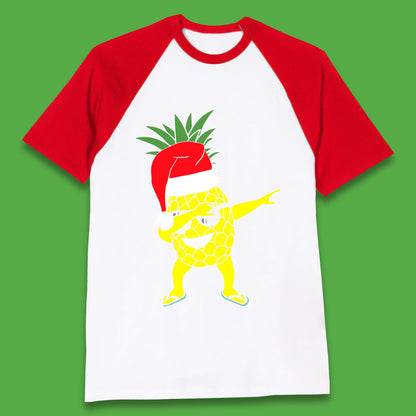 dabbing pineapple baseball t shirt