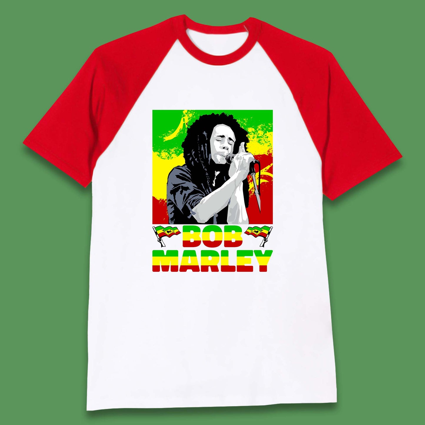 Bob Marley Baseball T Shirt