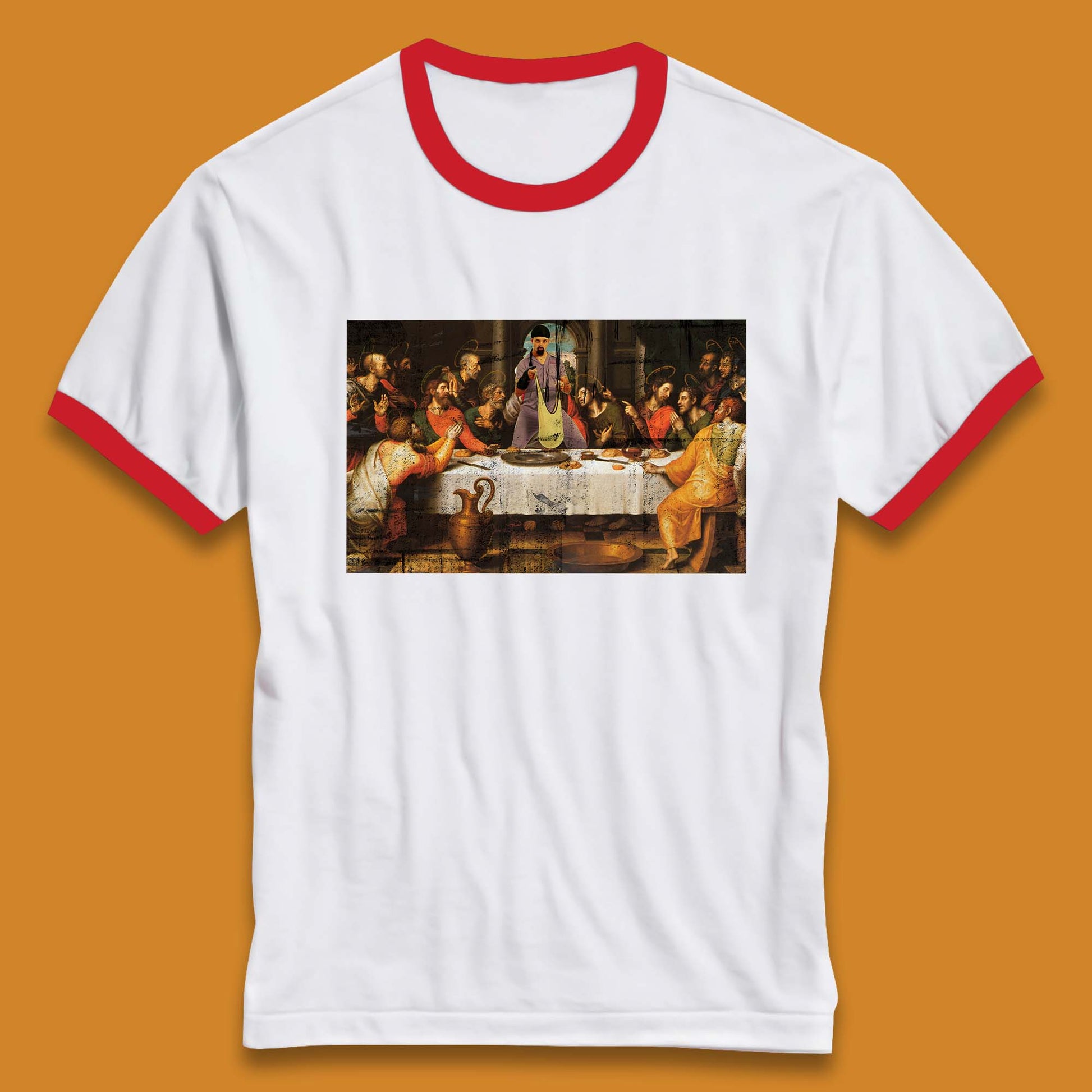 last supper ringer t shirt