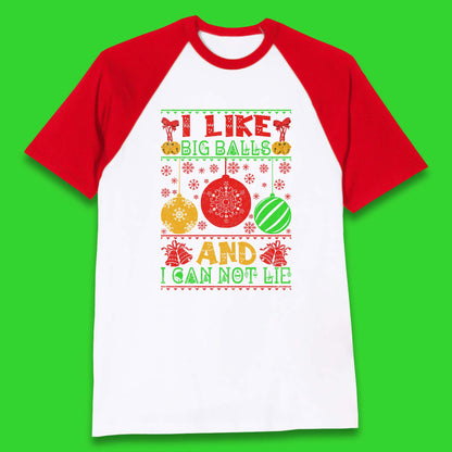 funny balls christmas baseball t shirt