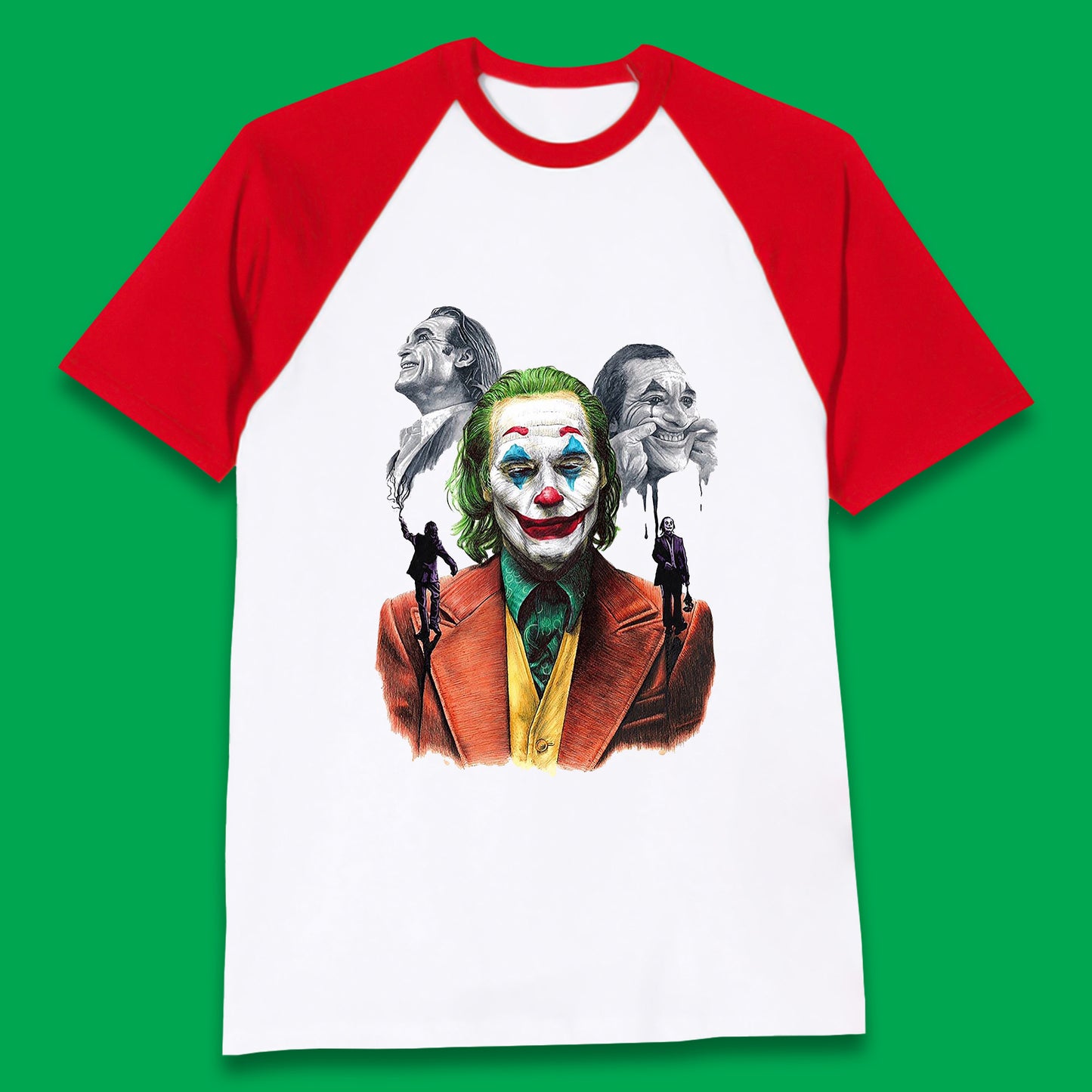 The Joker Why So Serious? Movie Villain Comic Book Character Supervillain Movie Poster Baseball T Shirt