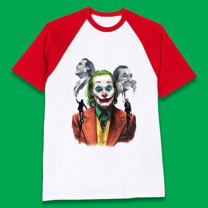 The Joker Why So Serious? Movie Villain Comic Book Character Supervillain Movie Poster Baseball T Shirt